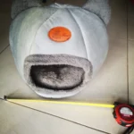 Cozy Cotton Cat Cave: Ultimate Winter Pet Bed Retreat photo review