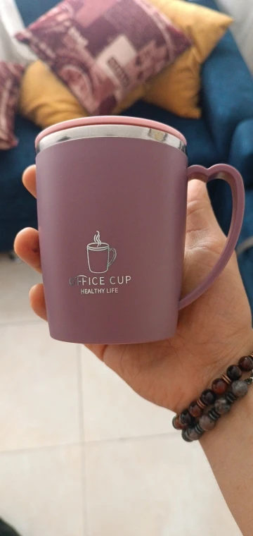 350ml Thermos Mug 304 Stainless Steel Coffee Cup With Handle Leak-Proof Vacuum Flask Insulated Cup Portable Thermal Water Bottle photo review