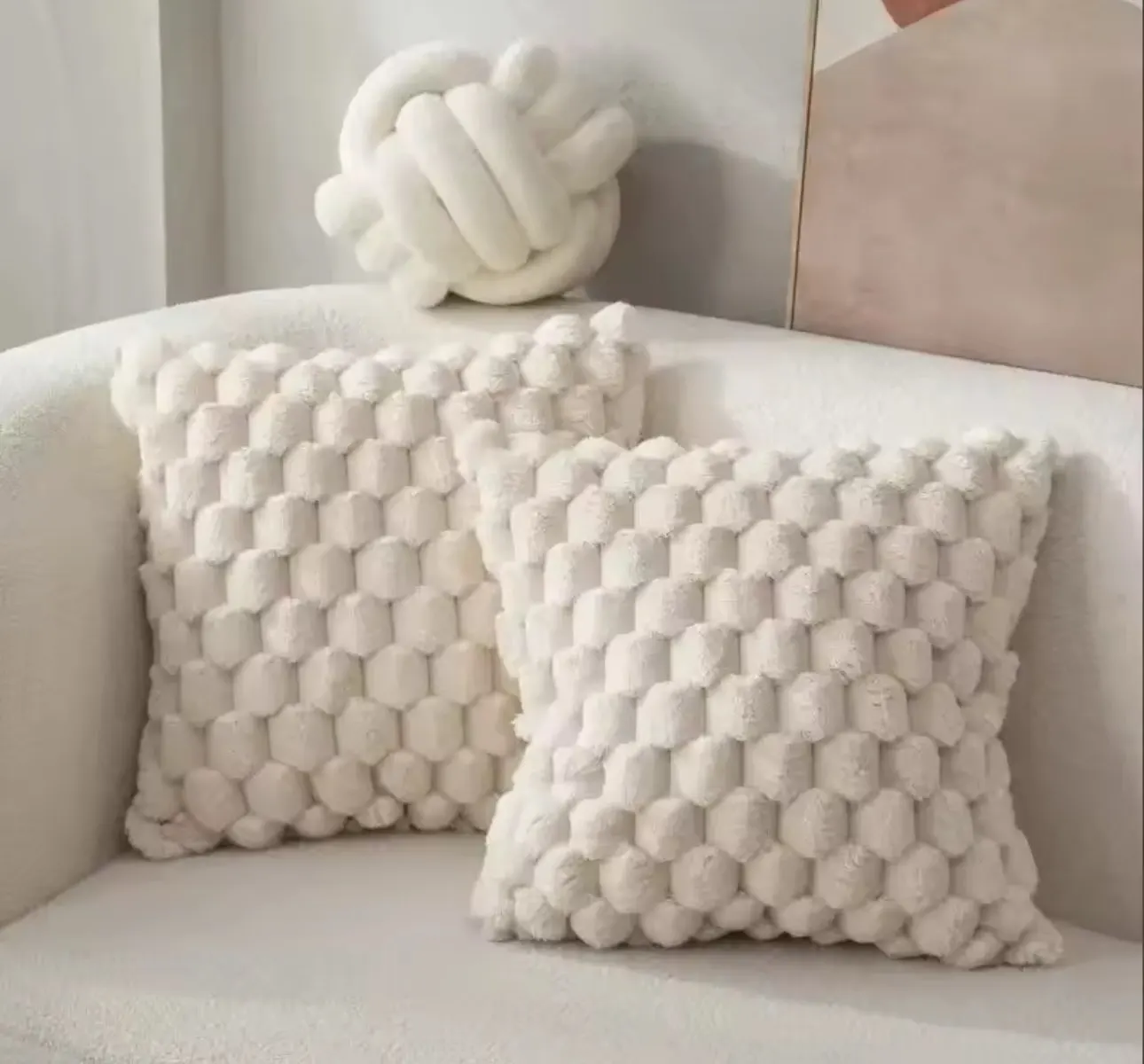 Cozy Cream Pineapple Turtle Plush Pillowcase for Home Decor photo review