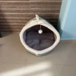 Cozy Cartoon Cat Bed: Removable, Washable, & Foldable Delight photo review