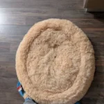 Cozy Round Pet Bed in Stylish Gradient for Large Dogs photo review