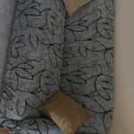 Colorful Knit Sofa Cover with Skirt for Full Coverage Comfort photo review