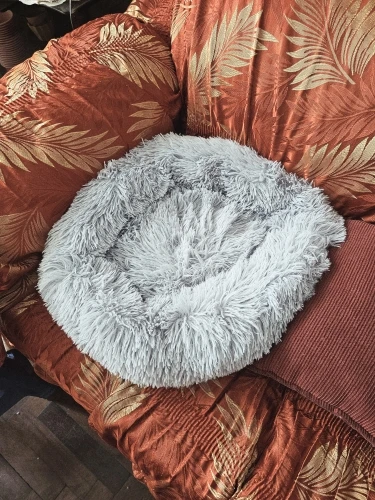 Cozy Plush Cat Bed for Ultimate Warmth & Comfort photo review