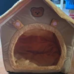 Cozy Foldable Pet House: Washable Cave for Cats & Small Dogs photo review