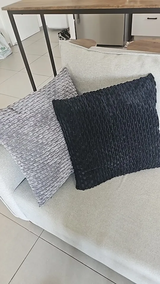 Spring Sage Green Decorative Throw Pillow Covers 18x18 Soft Corduroy Striped Square Pillow Covers for Couch Living Room Bed Sofa photo review