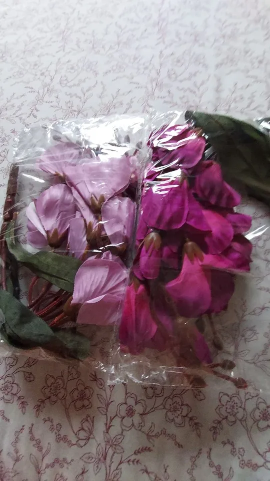 Elegant Magnolia Silk Flower Set - 5 Forks, 20 Heads for Home Decor photo review