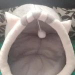 Cozy Cartoon Cat Bed: Removable, Washable, & Foldable Delight photo review