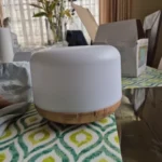 Mini Size Wood Grain Aroma Diffuser Usb Essential Oil Humidifier With Colorful Night Lights Air Humidifier Machine 500ml Home photo review