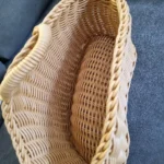 Wall Mounted Vegetable and Fruit Basket, Simulated Rattan Hanging Basket, Plastic Wall-mounted Hanging Basket, Home Decoration photo review