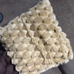 Cozy Cream Pineapple Turtle Plush Pillowcase for Home Decor photo review