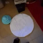 Ultra Cozy Fluffy White Round Rug for Chic Home Decor photo review