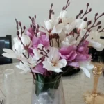 Vibrant 20-Head Artificial Magnolia Bouquet for Timeless Elegance photo review