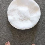 Ultra Cozy Fluffy White Round Rug for Chic Home Decor photo review