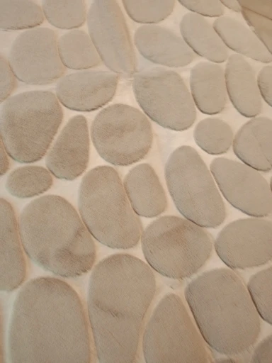 Luxurious Cobblestone Non-Slip Memory Foam Bath Mat photo review