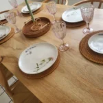 Natural Handwoven Rattan Placemats - Stylish & Heat Resistant photo review