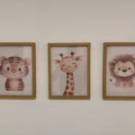 Safari Jungle Animal Canvas Art for Kids' Room Decor photo review