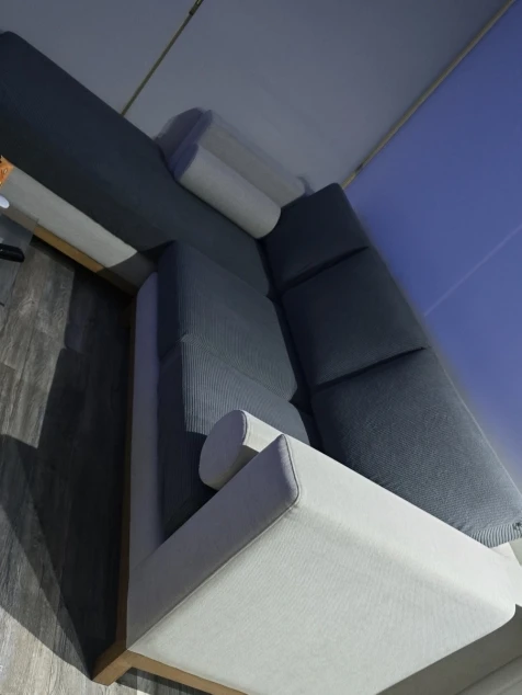 Elegant Jacquard Sofa Seat Cover - Easy-Clean Stripe Design photo review