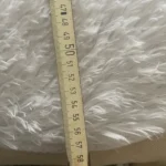 Ultra Cozy Fluffy White Round Rug for Chic Home Decor photo review