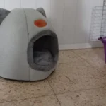 Cozy Cotton Cat Cave: Ultimate Winter Pet Bed Retreat photo review