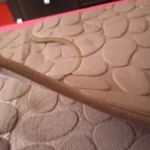 Luxurious 3-Piece Cobblestone Bath Mat Set - Non-Slip & Absorbent photo review