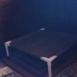 Portable Elevated Dog Bed for Camping & Travel Comfort photo review