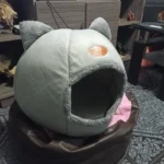 Cozy Cotton Cat Cave: Ultimate Winter Pet Bed Retreat photo review