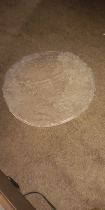 Ultra Cozy Fluffy White Round Rug for Chic Home Decor photo review