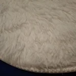 Ultra Cozy Fluffy White Round Rug for Chic Home Decor photo review