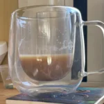 Elegant Double Wall Borosilicate Glass Mug - 350 ml Insulated Delight photo review