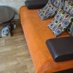 Cozy Morandi Orange Knitted Tassel Blanket for Travel & Home photo review