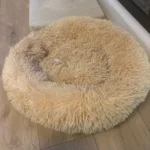Cozy Round Pet Bed in Stylish Gradient for Large Dogs photo review