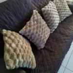 Cozy Cream Pineapple Turtle Plush Pillowcase for Home Decor photo review