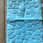 Luxurious Cobblestone Non-Slip Memory Foam Bath Mat photo review