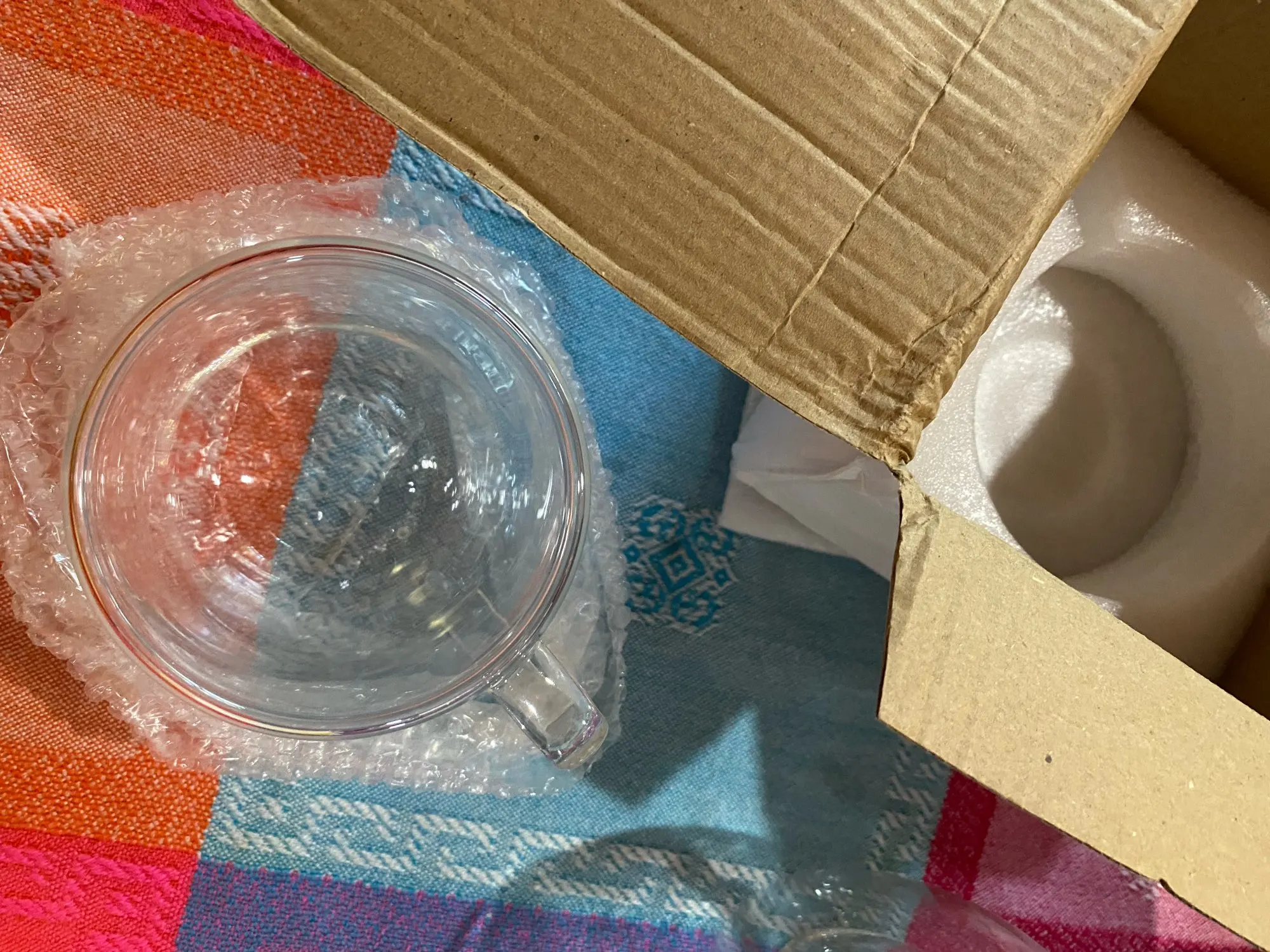 Elegant Double Wall Borosilicate Glass Mug - 350 ml Insulated Delight photo review