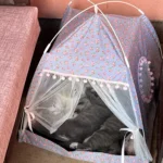 Cozy Flower Tent Nest for Cats & Small Dogs - All Seasons photo review