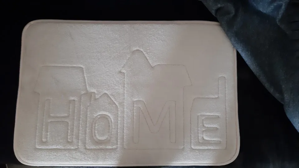 Luxurious Cobblestone Non-Slip Memory Foam Bath Mat photo review