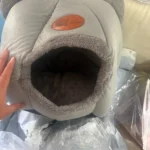 Cozy Cotton Cat Cave: Ultimate Winter Pet Bed Retreat photo review