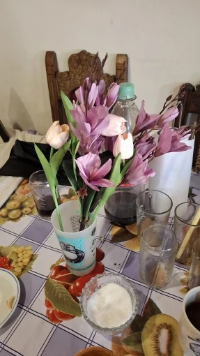 Vibrant 20-Head Artificial Magnolia Bouquet for Timeless Elegance photo review