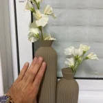 Modern Black Plastic Vase - Chic Boho Decor for Every Room photo review