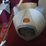 Cozy Cotton Cat Cave: Ultimate Winter Pet Bed Retreat photo review