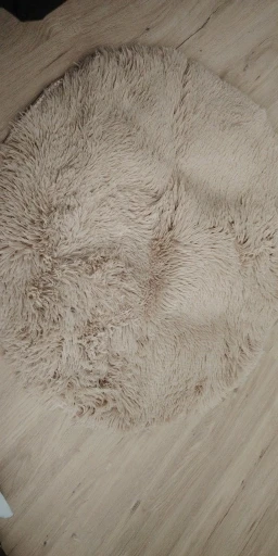 Ultra Cozy Fluffy White Round Rug for Chic Home Decor photo review