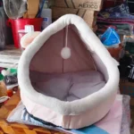 Cozy Cartoon Cat Bed: Removable, Washable, & Foldable Delight photo review