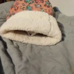 Cozy Plush Cat Sleeping Bag - Ultra Soft Travel Nest photo review