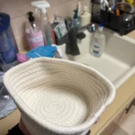 Handmade Woven Cotton Rope Woven Storage Box Basket Desktop Organizer Sundries Toys Comestics Keys Snacks Sundries Organizer photo review