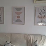 Bohemian Leaf Geometry Canvas Art for Chic Home Decor photo review