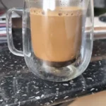 Elegant Double Wall Borosilicate Glass Mug - 350 ml Insulated Delight photo review