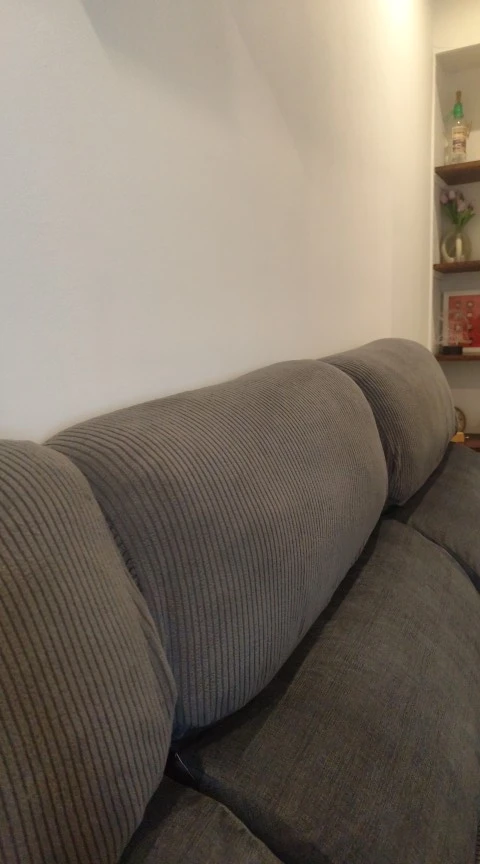 Elegant Jacquard Sofa Seat Cover - Easy-Clean Stripe Design photo review