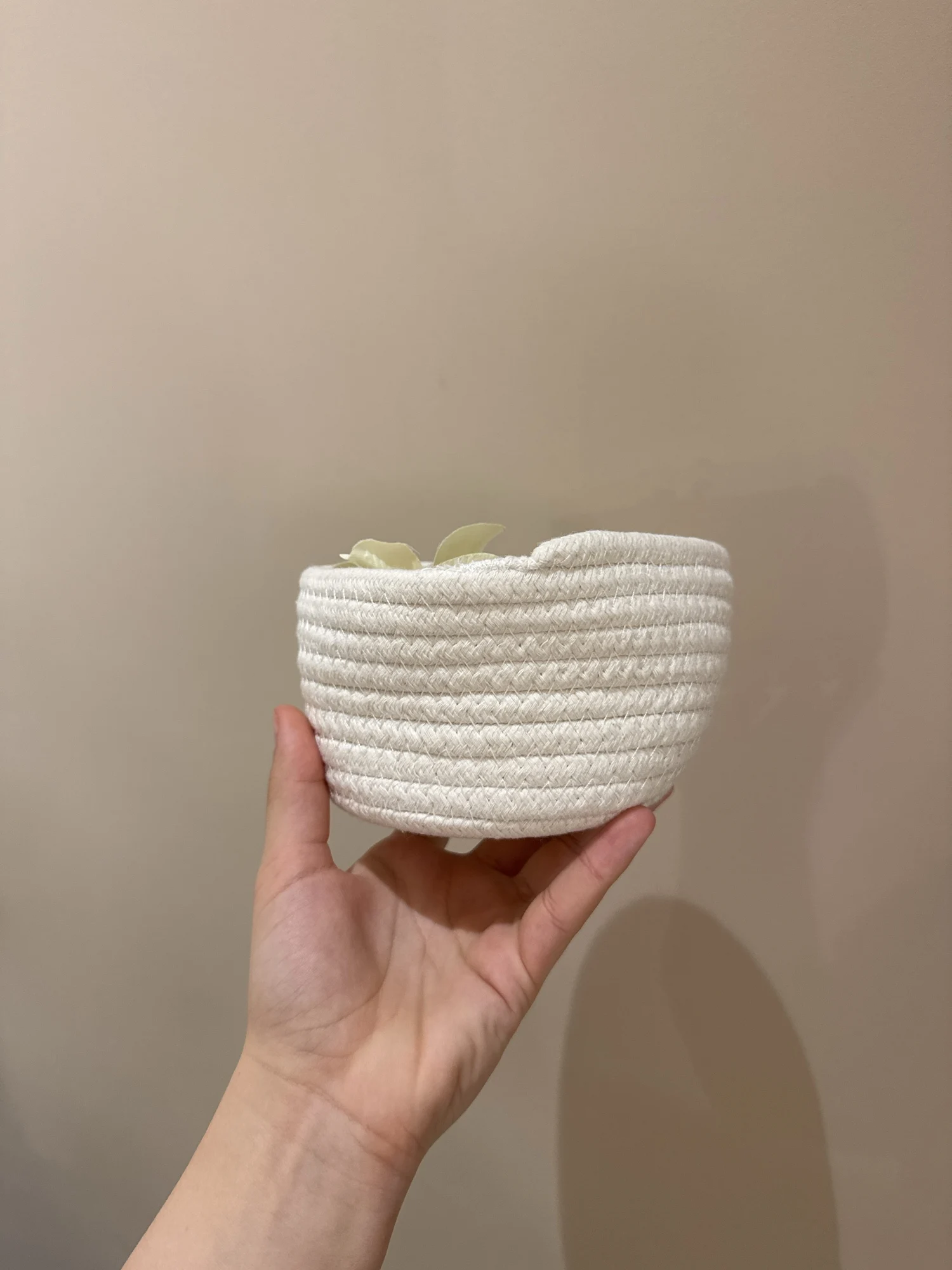 Nordic Cotton Rope Storage Baskets Woven Desktop Sundries Kids Toys Organizer Box Keys Snacks Box Sundries Organizer photo review