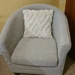 Cozy Christmas Faux Wool Pillow Cover - Plush Fleece Cushion photo review