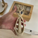 Nordic Style Creative Home Decor: Embracing Couple Sculpture for Office, Bookshelf, Living Room, Bedroom, Tabletop Decoration photo review